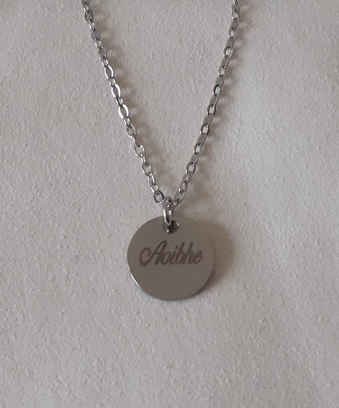 Silver Personalised Necklace