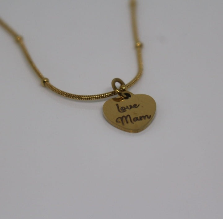 Personalised Dainty Heart Necklace