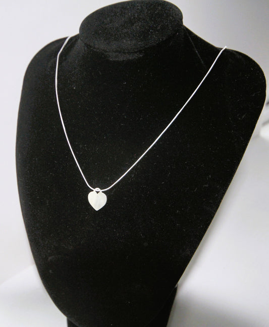Sterling Silver Heart Necklace